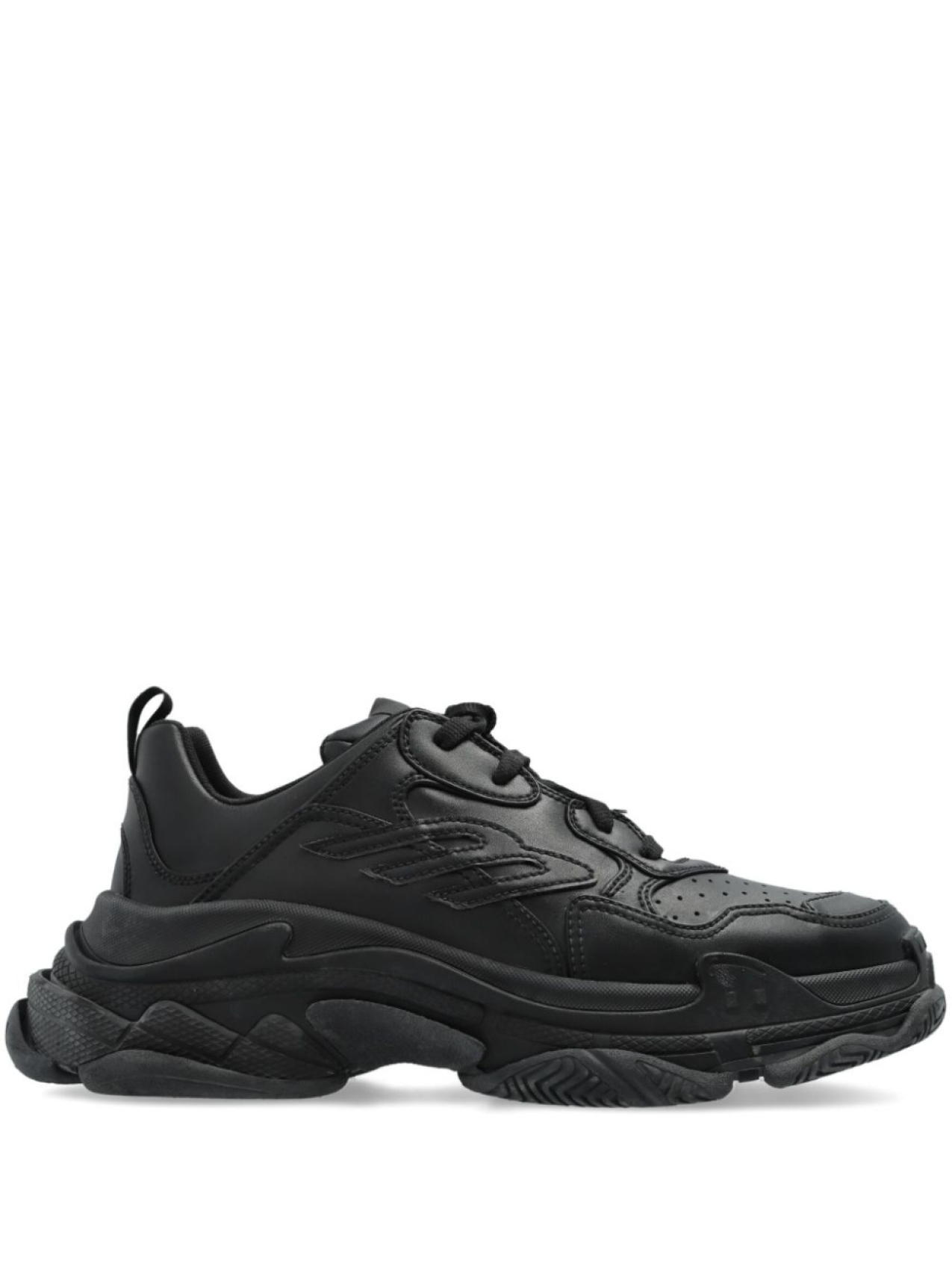Balenciaga кроссовки Triple S Sporty, черный 
Balenciaga кроссовки Triple S Sporty, черный