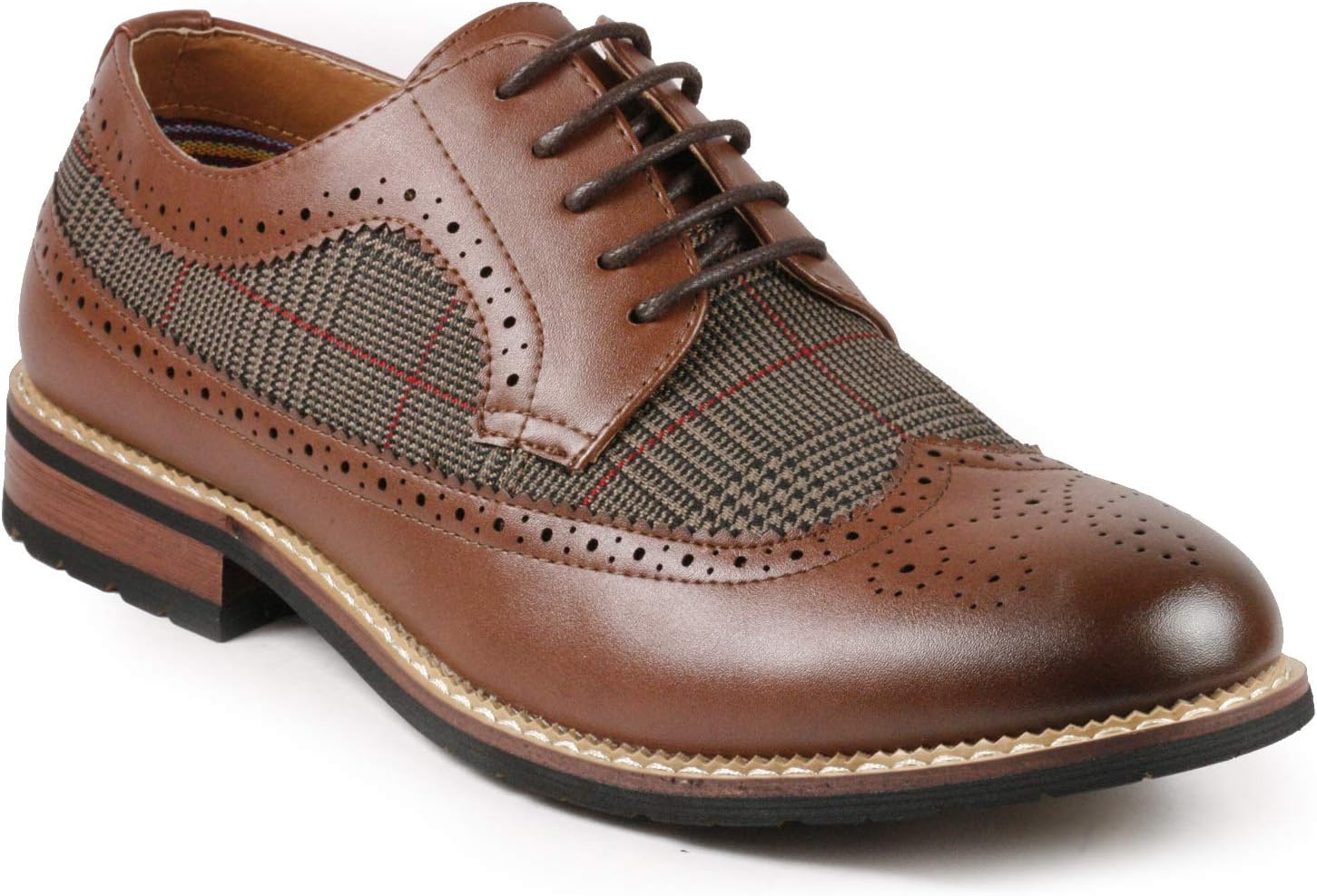 Мужские оксфорды с крыльями и шнуровкой Metrocharm MC315, коричневый
Мужские оксфорды с крыльями и шнуровкой Metrocharm MC315, коричневый