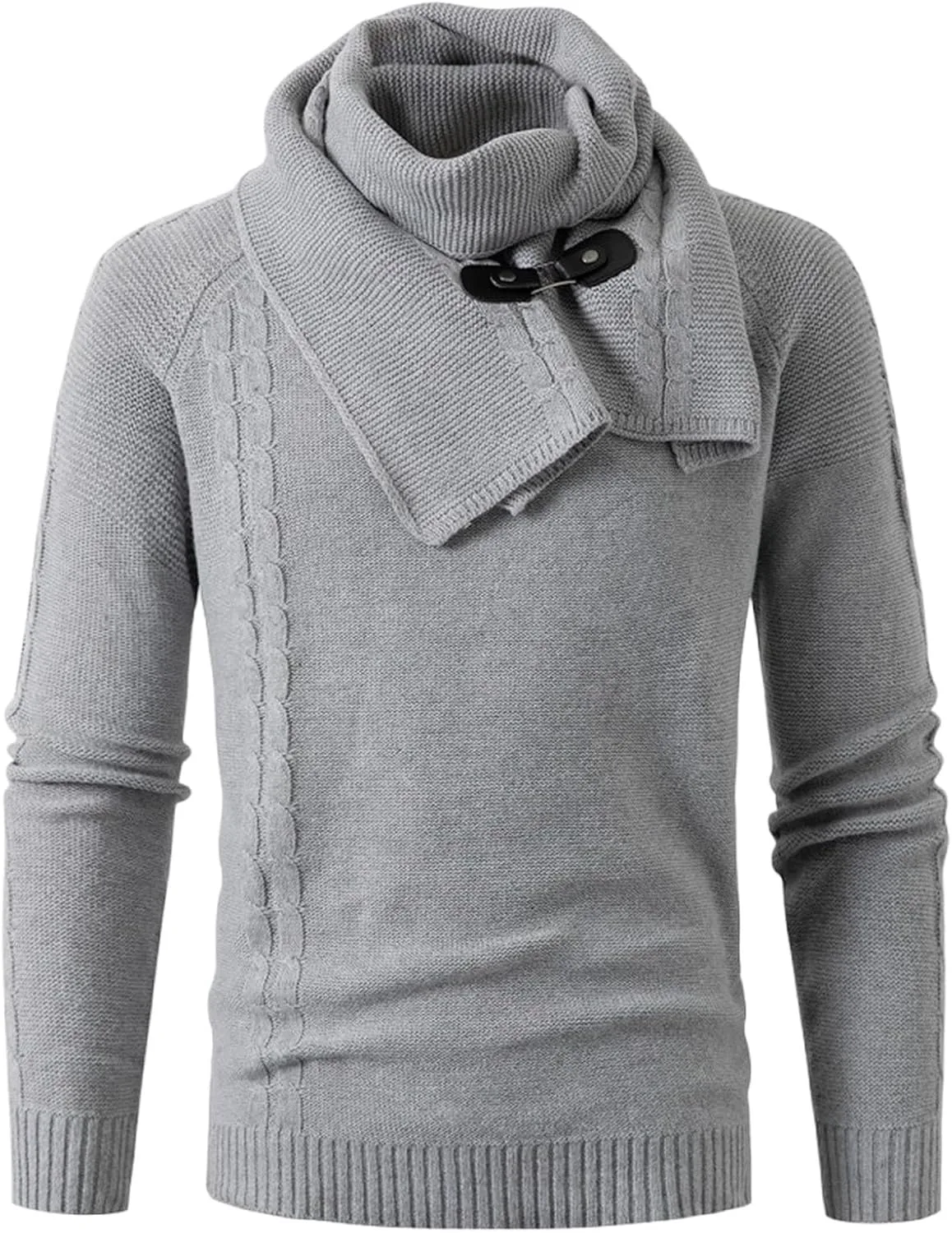 Мужской зимний свитер Slim Fit с длинными рукавами и съемным воротником
Мужской зимний свитер Slim Fit с длинными рукавами и съемным воротником