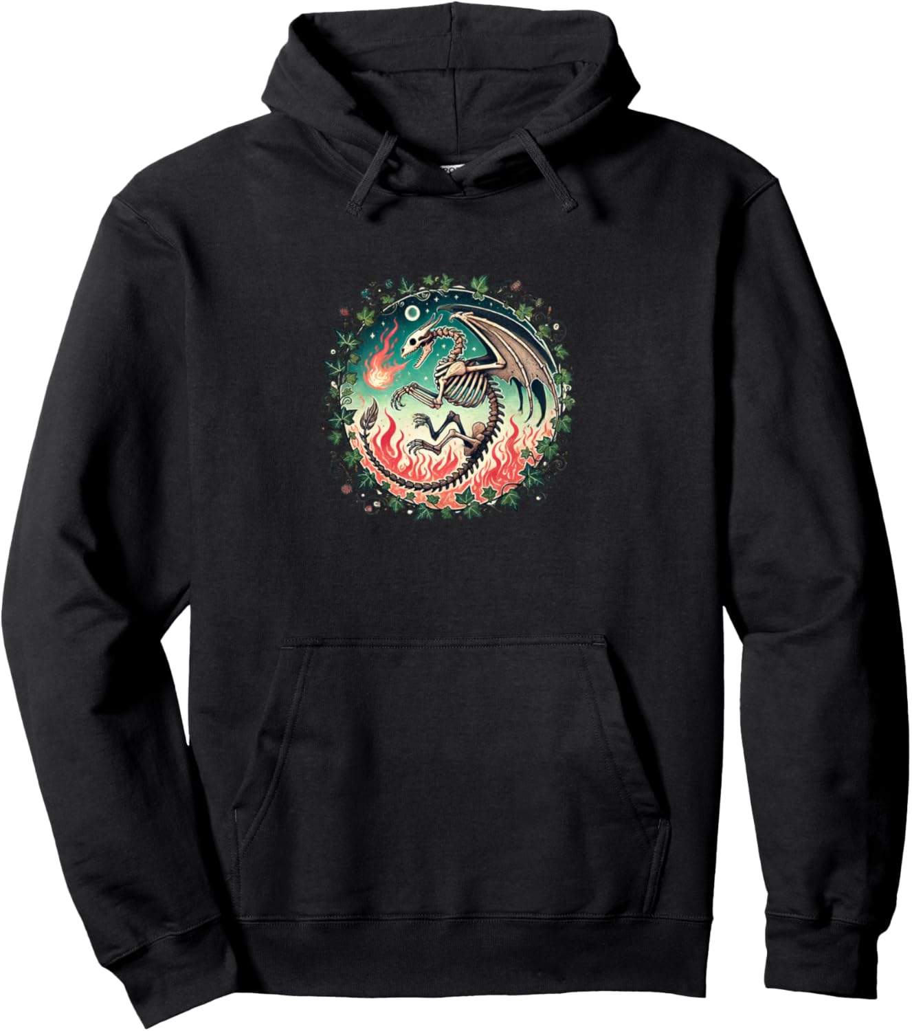 Изображение скелета дракона, худи с драконом Spooky Dragons Snugg, черный
Изображение скелета дракона, худи с драконом Spooky Dragons Snugg, черный