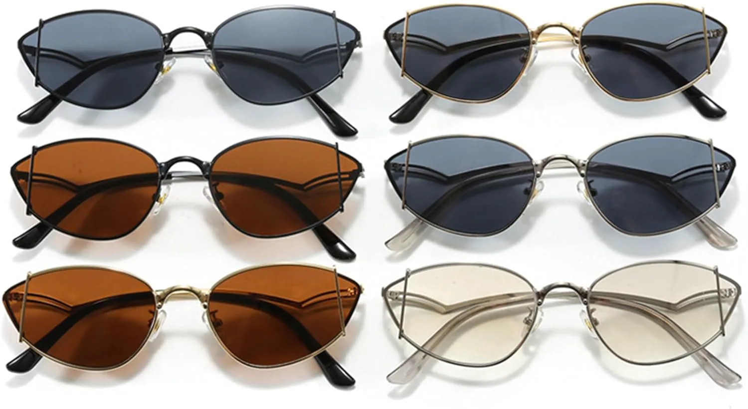 bullabulling Модные маленькие солнцезащитные очки «кошачий глаз» для женщин, винтажные металлические оправы, мужские солнцезащитные очки в стиле панк Y2k, C6
bullabulling Модные маленькие солнцезащитные очки «кошачий глаз» для женщин, винтажные металлические оправы, мужские солнцезащитные очки в стиле панк Y2k, C6