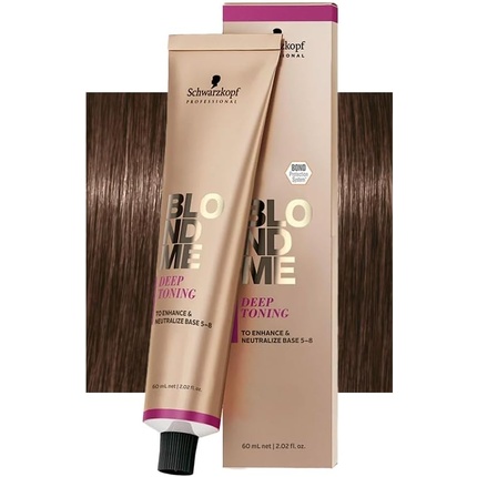 Professional Blond Me Deep "T" Тонирующий темный каштан 60 мл Schwarzkopf 
Professional Blond Me Deep "T" Тонирующий темный каштан 60 мл Schwarzkopf