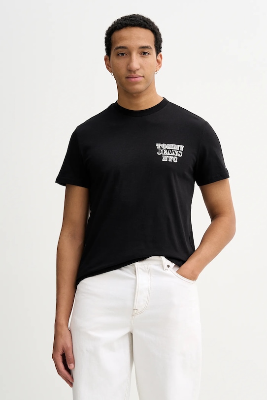 Хлопковая футболка Tommy Jeans, черный
Хлопковая футболка Tommy Jeans, черный