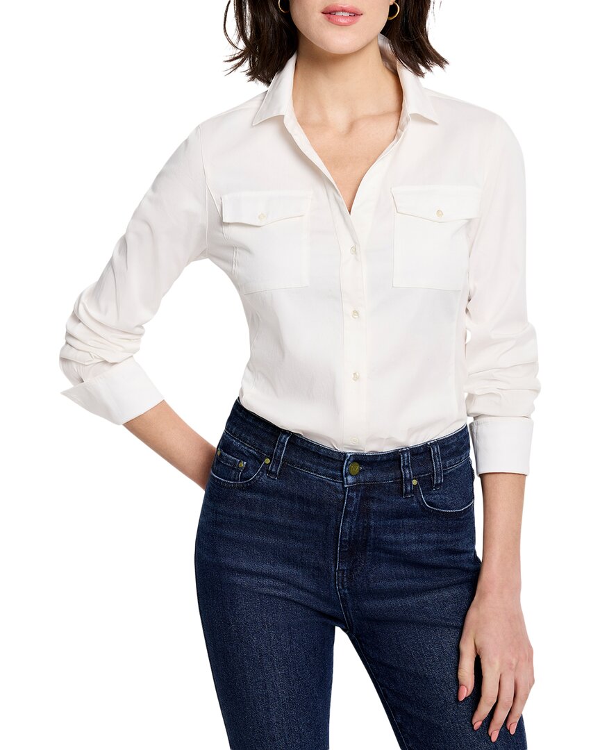 Нико+Зои Смешанная ткань Карманная блузка Nic + Zoe, белый
Нико+Зои Смешанная ткань Карманная блузка Nic + Zoe, белый