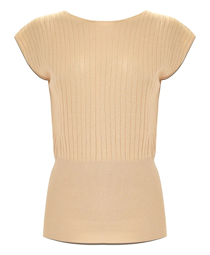 Ребристый топ с V-образным вырезом Kocca, желтый
Ребристый топ с V-образным вырезом Kocca, желтый