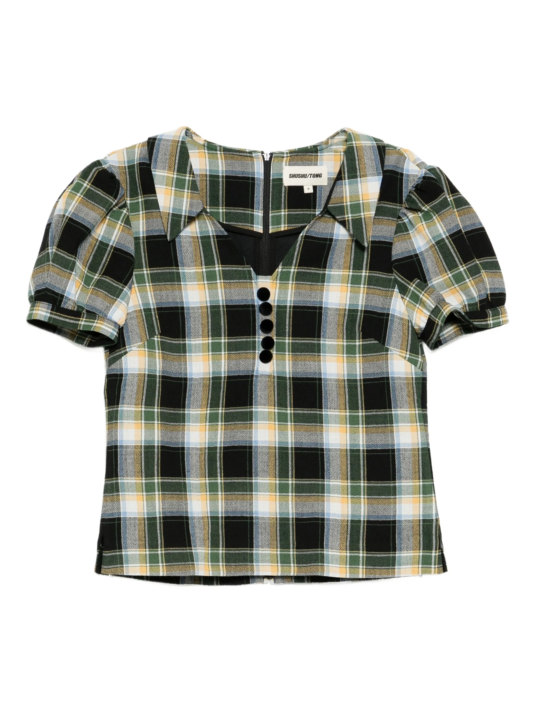 Блузка в клетку Shushu/Tong, черный
Блузка в клетку Shushu/Tong, черный