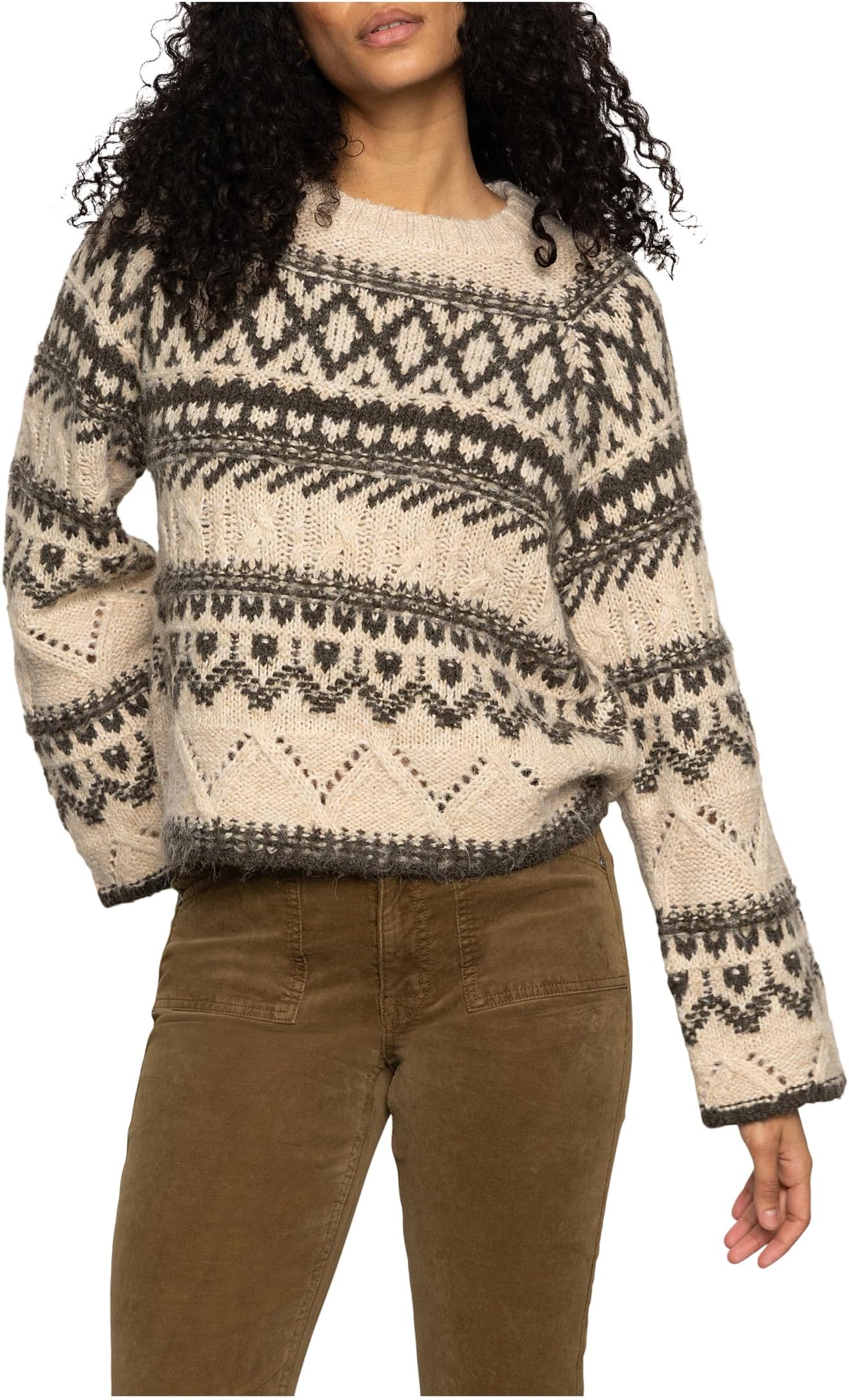 Свитер Sanctuary Women's Fairisle Crew Neck Sweater, Light Oat Multi
Свитер Sanctuary Women's Fairisle Crew Neck Sweater, Light Oat Multi