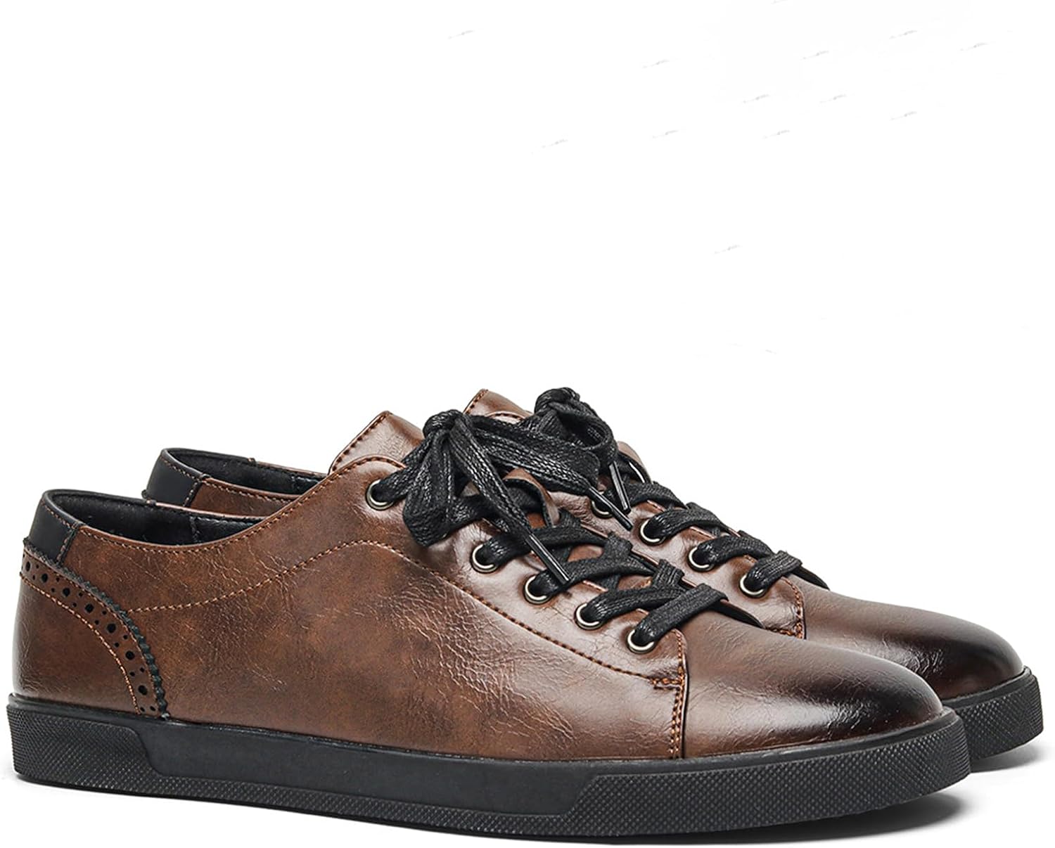 Мужские кожаные кеды GHIBHNA, модные с круглым носком, нескользящие, деловые, на шнуровке, повседневные, рабочие, для вождения и спорта, коричневый
Мужские кожаные кеды GHIBHNA, модные с круглым носком, нескользящие, деловые, на шнуровке, повседневные, рабочие, для вождения и спорта, коричневый