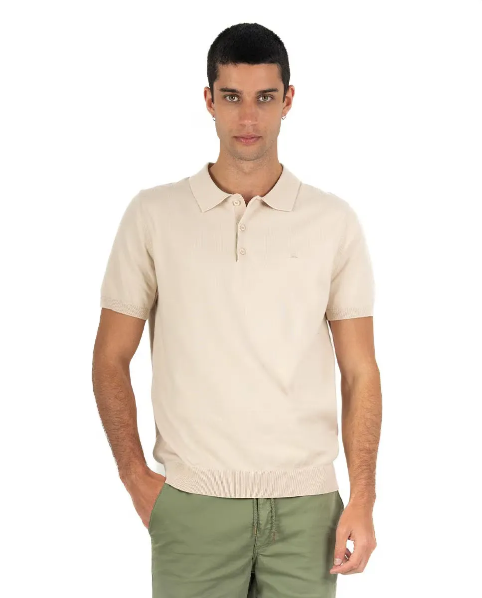 Мужская рубашка поло с коротким рукавом Makarthy, бежевый
Мужская рубашка поло с коротким рукавом Makarthy, бежевый