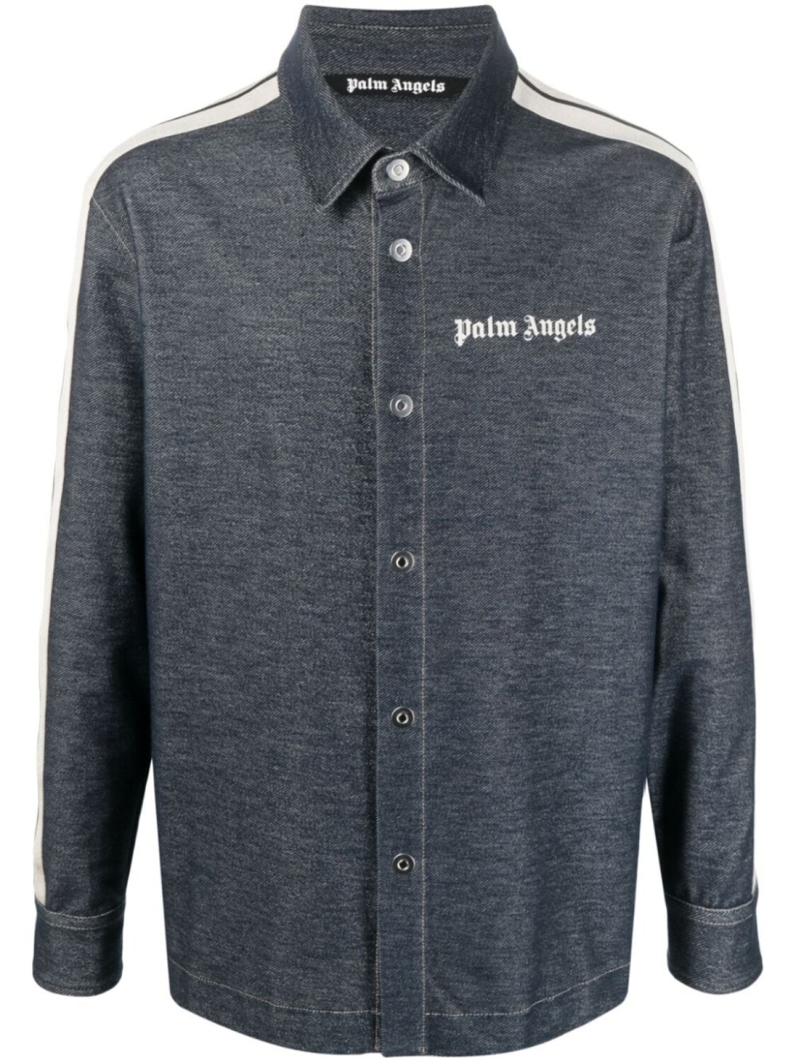 Palm Angels рубашка из денима на кнопках, синий
Palm Angels рубашка из денима на кнопках, синий