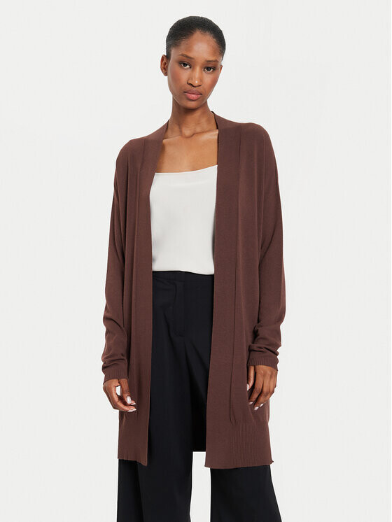 Кардиган стандартного кроя Kontatto, коричневый
Кардиган стандартного кроя Kontatto, коричневый