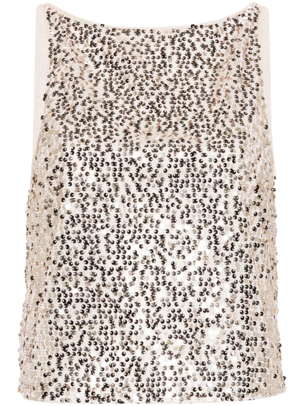 Сетчатый топ с пайетками ROTATE BIRGER CHRISTENSEN, нейтральный
Сетчатый топ с пайетками ROTATE BIRGER CHRISTENSEN, нейтральный