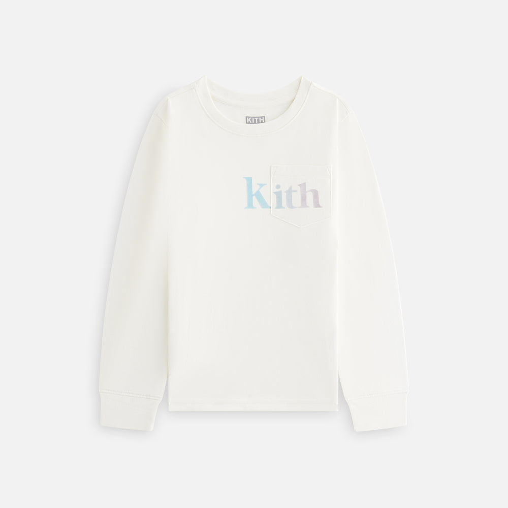 Футболка Kith Kids Long Sleeve Quinn Tee, цвет Silk
Футболка Kith Kids Long Sleeve Quinn Tee, цвет Silk