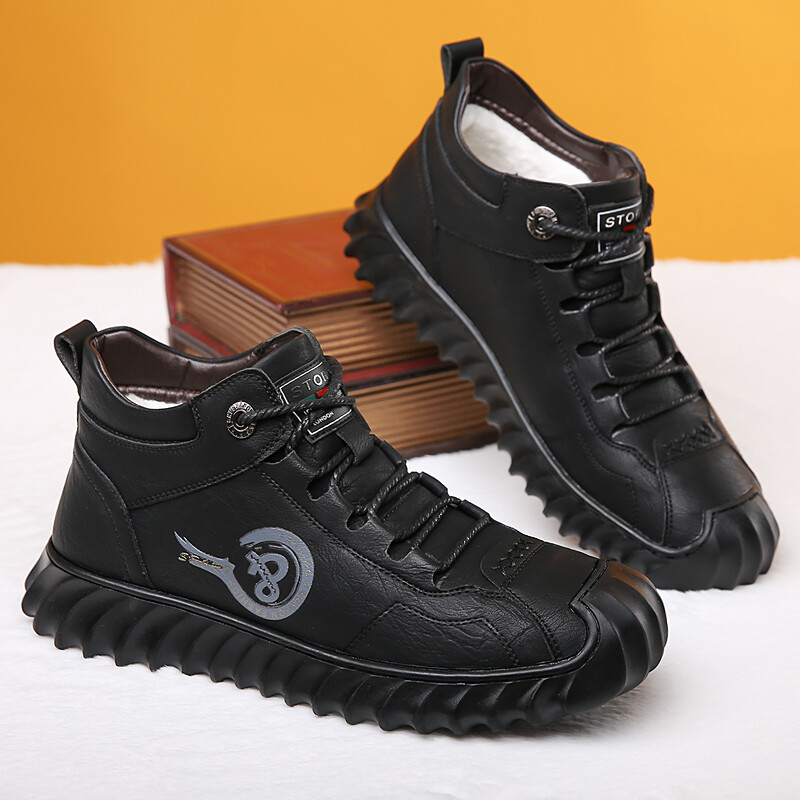 Мужские кроссовки для повседневной носки, средний верх Egchi, черный
Мужские кроссовки для повседневной носки, средний верх Egchi, черный