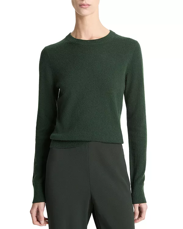 Классическая футболка с круглым вырезом и длинными рукавами Vince, зеленый
Классическая футболка с круглым вырезом и длинными рукавами Vince, зеленый