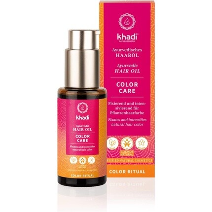 Органическое масло для ухода за цветом, 50 мл, Khadi
Органическое масло для ухода за цветом, 50 мл, Khadi