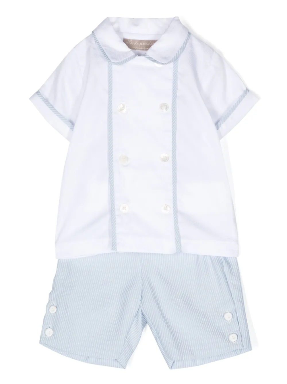 Комплект Edoardo из топа и шортов La Stupenderia, белый
Комплект Edoardo из топа и шортов La Stupenderia, белый