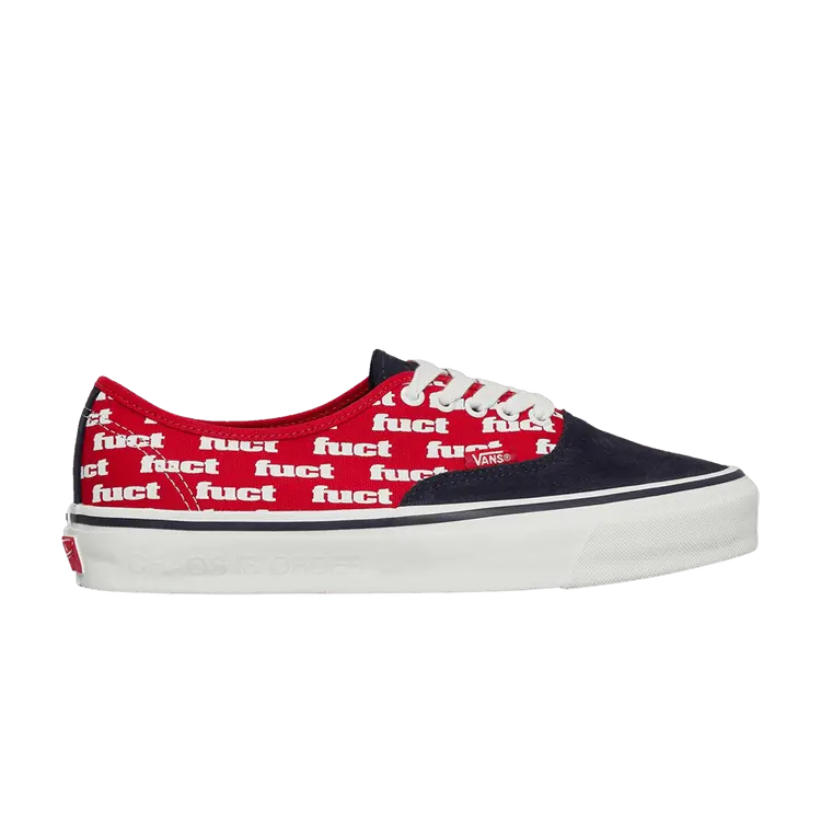 Кроссовки Vans FUCT x Slam Jam x Authentic Reissue 44 LX Red Marshmallow, красный
Кроссовки Vans FUCT x Slam Jam x Authentic Reissue 44 LX Red Marshmallow, красный