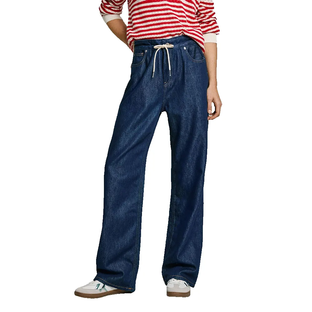 Джинсы Pepe Straight high waist, синий
Джинсы Pepe Straight high waist, синий