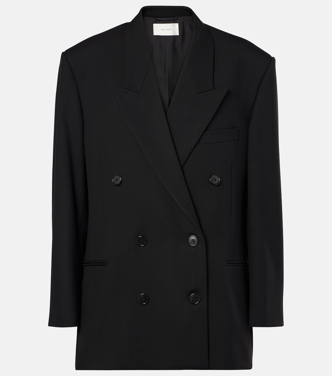 Шерстяной блейзер Timoty The Row, черный
Шерстяной блейзер Timoty The Row, черный