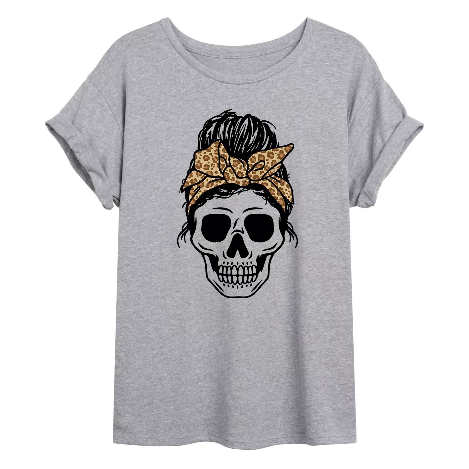 Детская футболка большого размера с черепом и повязкой на голову с леопардовым принтом Licensed Character, Коричневый, Детская футболка большого размера с черепом и повязкой на голову с леопардовым принтом Licensed Character
Детская футболка большого размера с черепом и повязкой на голову с леопардовым принтом Licensed Character, Коричневый, Детская футболка большого размера с черепом и повязкой на голову с леопардовым принтом Licensed Character