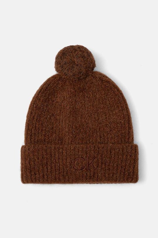 Шерстяная шапка Calvin Klein, коричневый
Шерстяная шапка Calvin Klein, коричневый