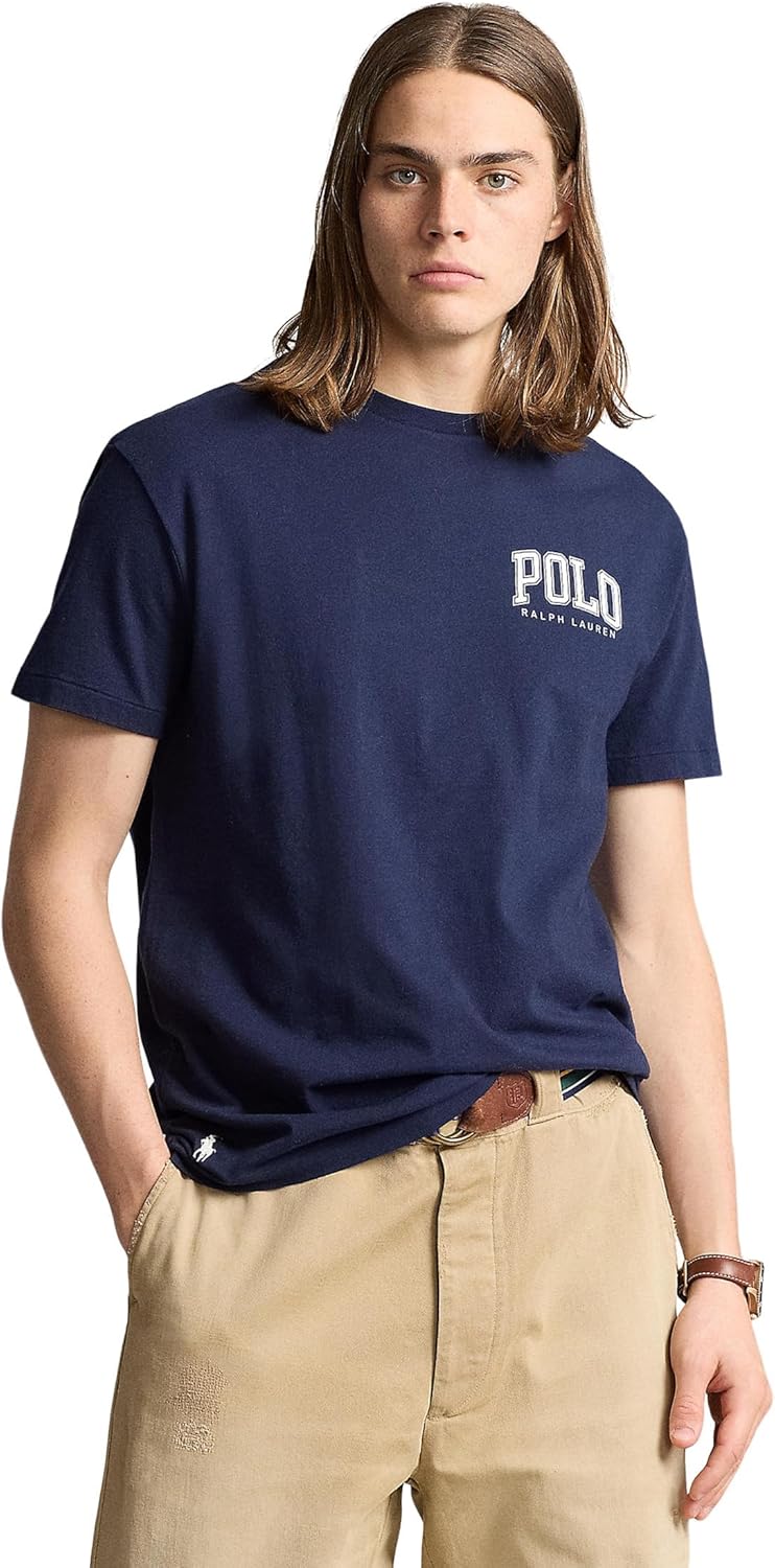 Мужская футболка POLO RALPH LAUREN Classic Fit с логотипом, Cruise Navy
Мужская футболка POLO RALPH LAUREN Classic Fit с логотипом, Cruise Navy
