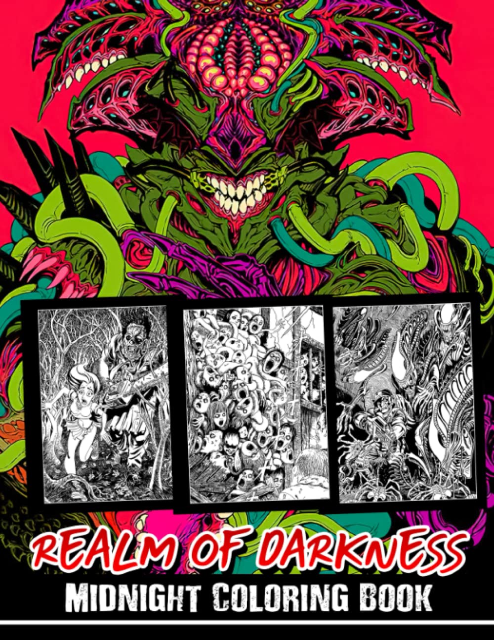 Realm Of Darkness Midnight Coloring Book: Prime Coloring Pages Black Edition With Horror Scenes Illustrations To Boost Creativity (Independently published)
Realm Of Darkness Midnight Coloring Book: Prime Coloring Pages Black Edition With Horror Scenes Illustrations To Boost Creativity (Independently published)