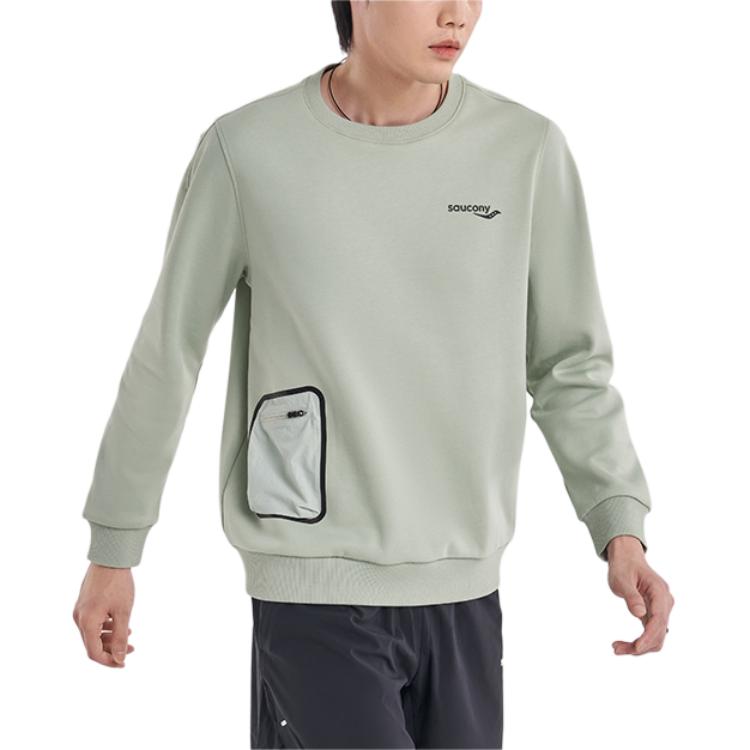 Saucony Мужская толстовка светло-зеленого цвета с круглым вырезом, средней толщины
Saucony Мужская толстовка светло-зеленого цвета с круглым вырезом, средней толщины