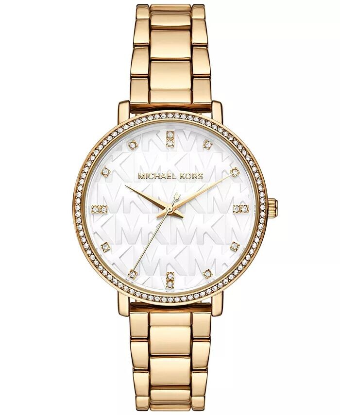 Женские часы Pyper с золотистым браслетом и тремя стрелками, 38 мм Michael Kors, Позолоченный, Женские часы Pyper с золотистым браслетом и тремя стрелками, 38 мм Michael Kors
Женские часы Pyper с золотистым браслетом и тремя стрелками, 38 мм Michael Kors, Позолоченный, Женские часы Pyper с золотистым браслетом и тремя стрелками, 38 мм Michael Kors