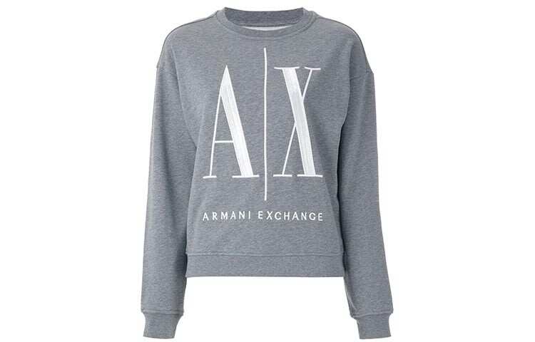 Толстовка женская серая Armani Exchange
Толстовка женская серая Armani Exchange