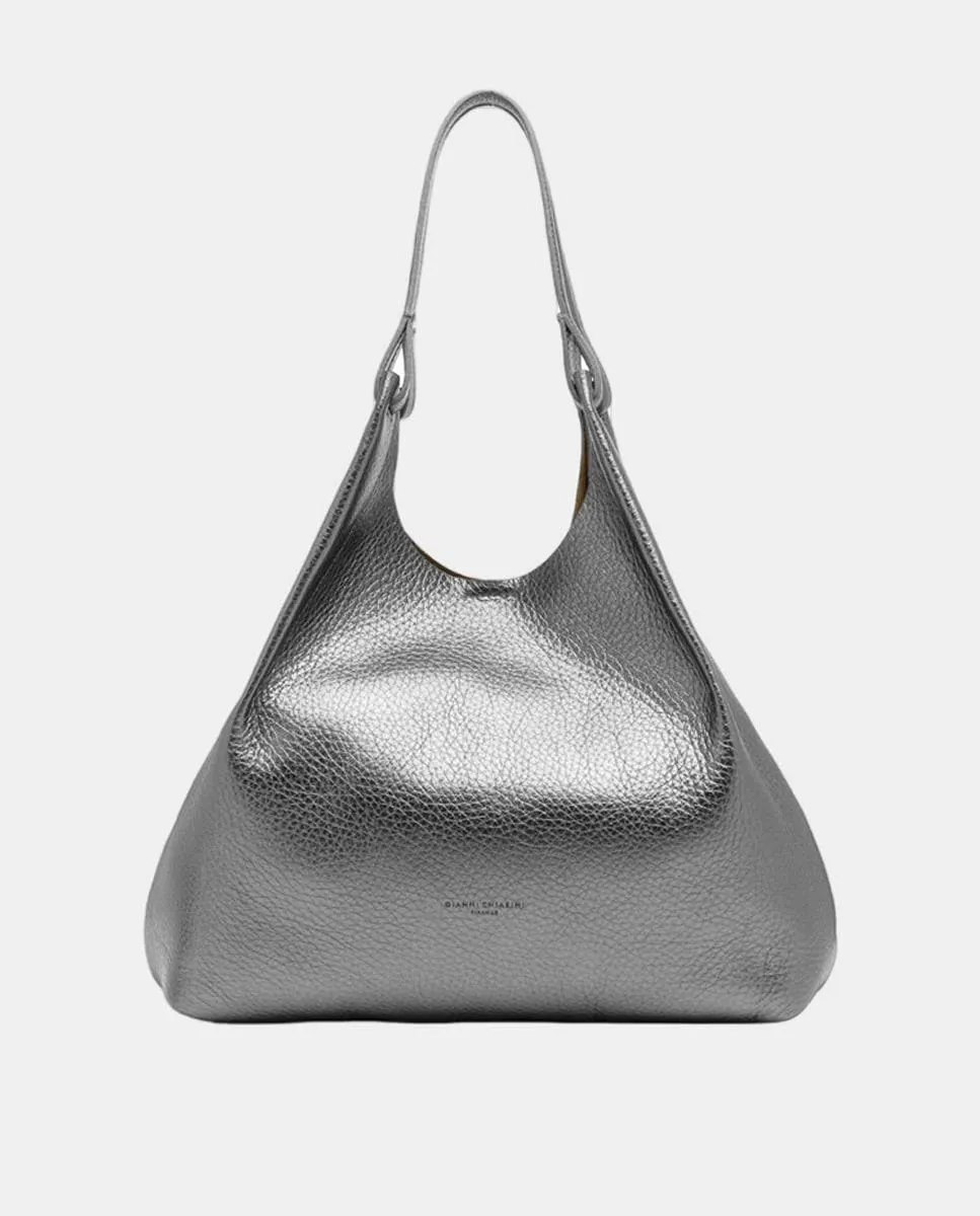 Большая кожаная сумка через плечо с клатчем Gianni Chiarini, серебряный
Большая кожаная сумка через плечо с клатчем Gianni Chiarini, серебряный