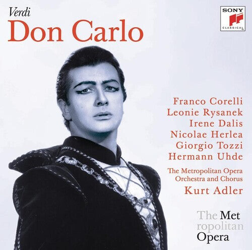 CD диск Verdi / Adler / Rysanek / Dalis / Corelli / Tozzi: Don Carlo (Metropolitan Opera)
CD диск Verdi / Adler / Rysanek / Dalis / Corelli / Tozzi: Don Carlo (Metropolitan Opera)