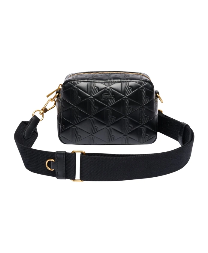 Компактная женская сумка через плечо, с тиснением Maheki. Lacoste, черный
Компактная женская сумка через плечо, с тиснением Maheki. Lacoste, черный