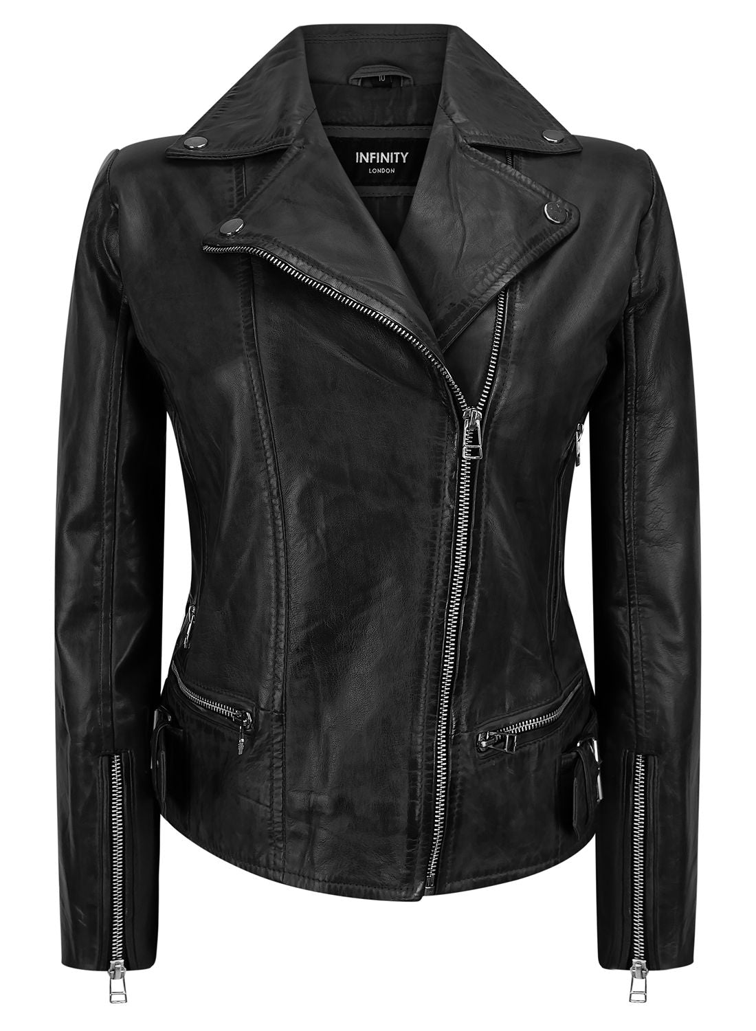 Кожаная байкерская куртка TruClothing, черный
Кожаная байкерская куртка TruClothing, черный