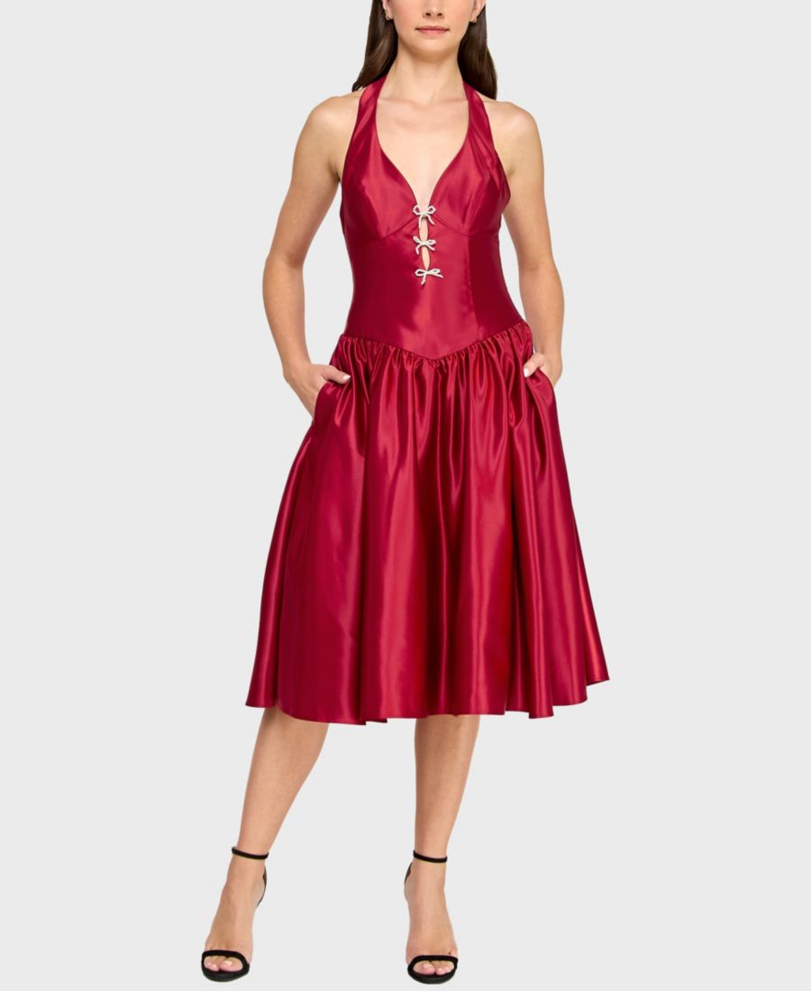 Детское миди-платье с тремя бантиками Alex & Sophia, Cranberry/Off White/Silver
Детское миди-платье с тремя бантиками Alex & Sophia, Cranberry/Off White/Silver