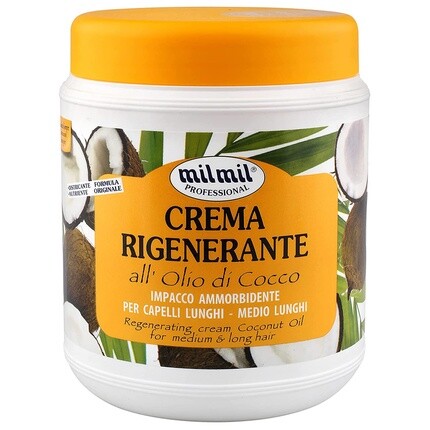 Маска для волос с кокосовым маслом milmil Crema Rigenerante Cocco 1000мл
Маска для волос с кокосовым маслом milmil Crema Rigenerante Cocco 1000мл