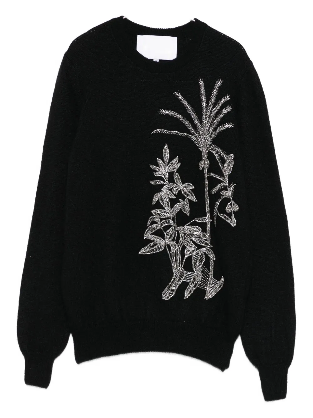 Свитер с цветочным узором Costarellos, черный
Свитер с цветочным узором Costarellos, черный