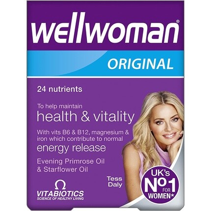 Well Woman Оригинальные 30 капсул 59 г, Vitabiotics
Well Woman Оригинальные 30 капсул 59 г, Vitabiotics