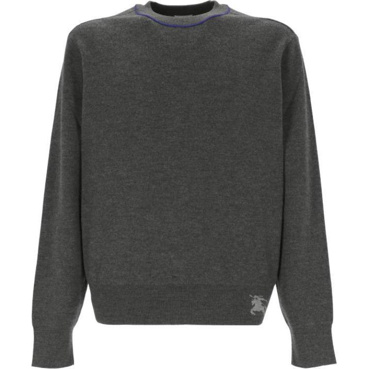 Футболка с интарсией в виде всадника Burberry, серая
Футболка с интарсией в виде всадника Burberry, серая