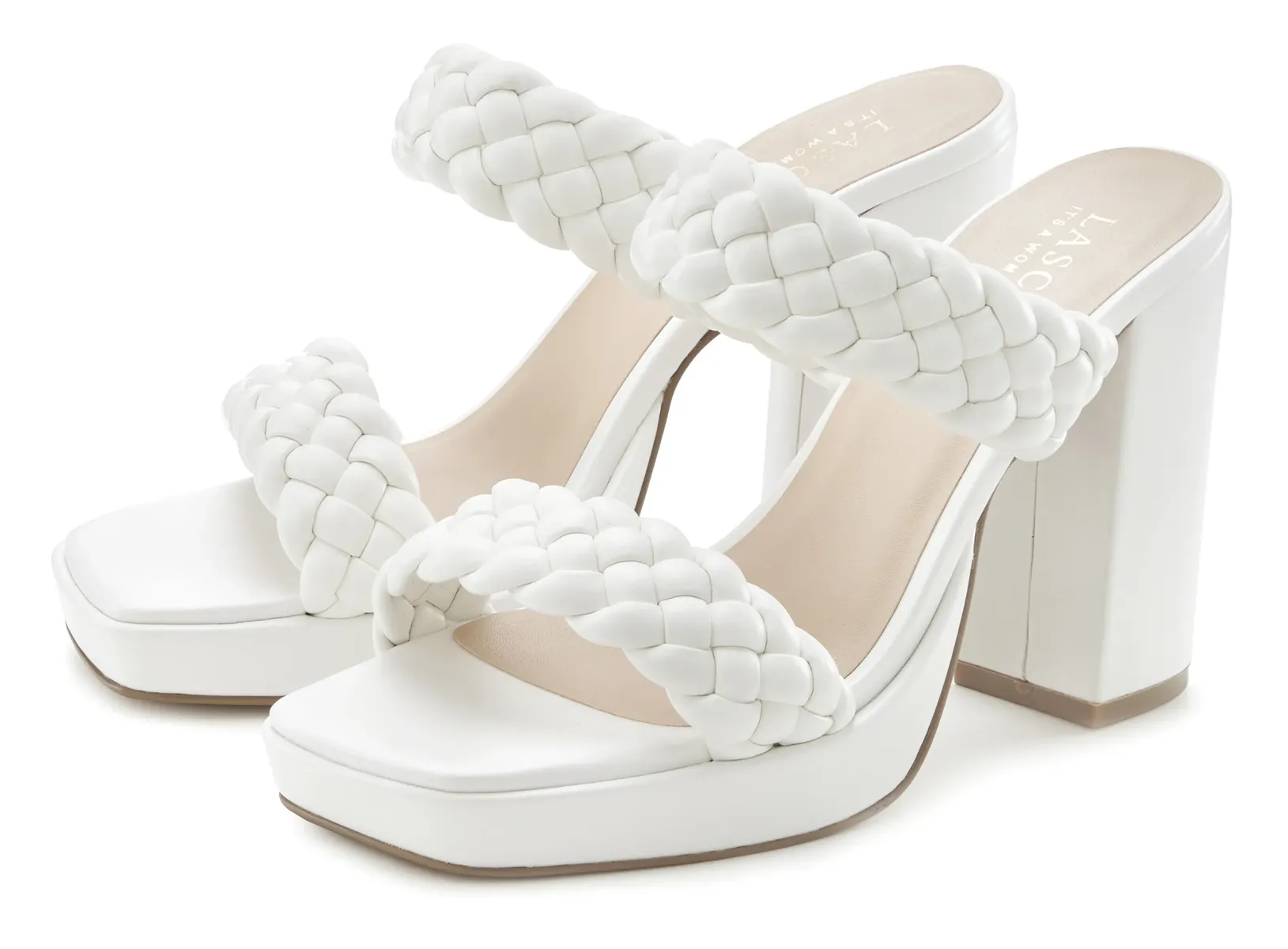 LASCANA мюли, мюли, босоножки, открытые туфли, изысканные плетеные ремешки, белый
LASCANA мюли, мюли, босоножки, открытые туфли, изысканные плетеные ремешки, белый