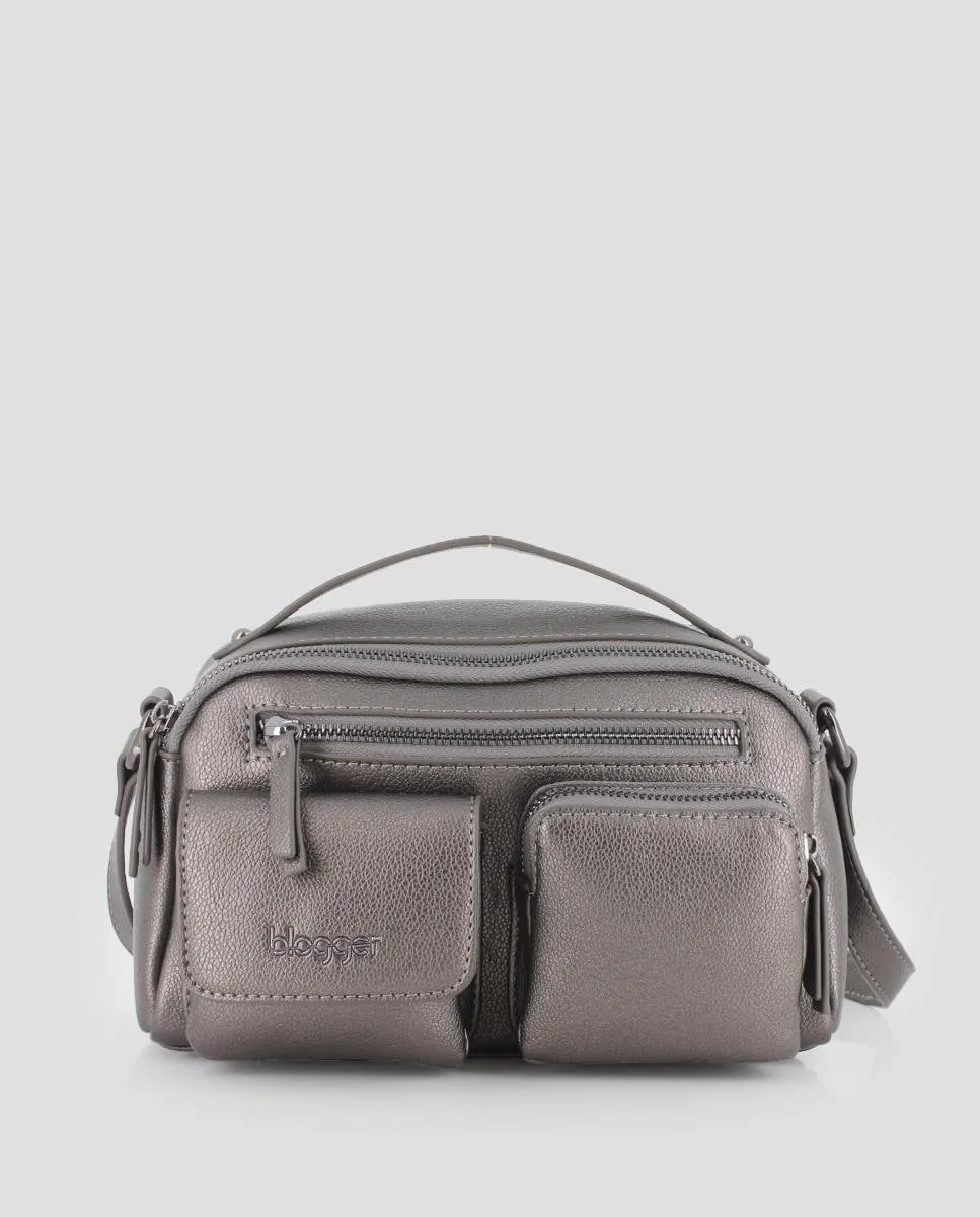 Женская сумка на плечо, которую можно носить через плечо, с карманами на передней стороне Blogger, серый
Женская сумка на плечо, которую можно носить через плечо, с карманами на передней стороне Blogger, серый