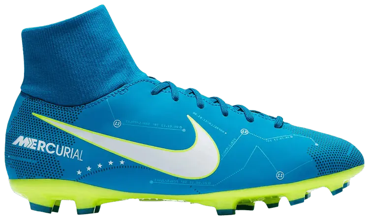 Кроссовки Nike Neymar Jr. x Mercurial Victory 6 DF FG GS 'Blue Orbit Volt', синий
Кроссовки Nike Neymar Jr. x Mercurial Victory 6 DF FG GS 'Blue Orbit Volt', синий