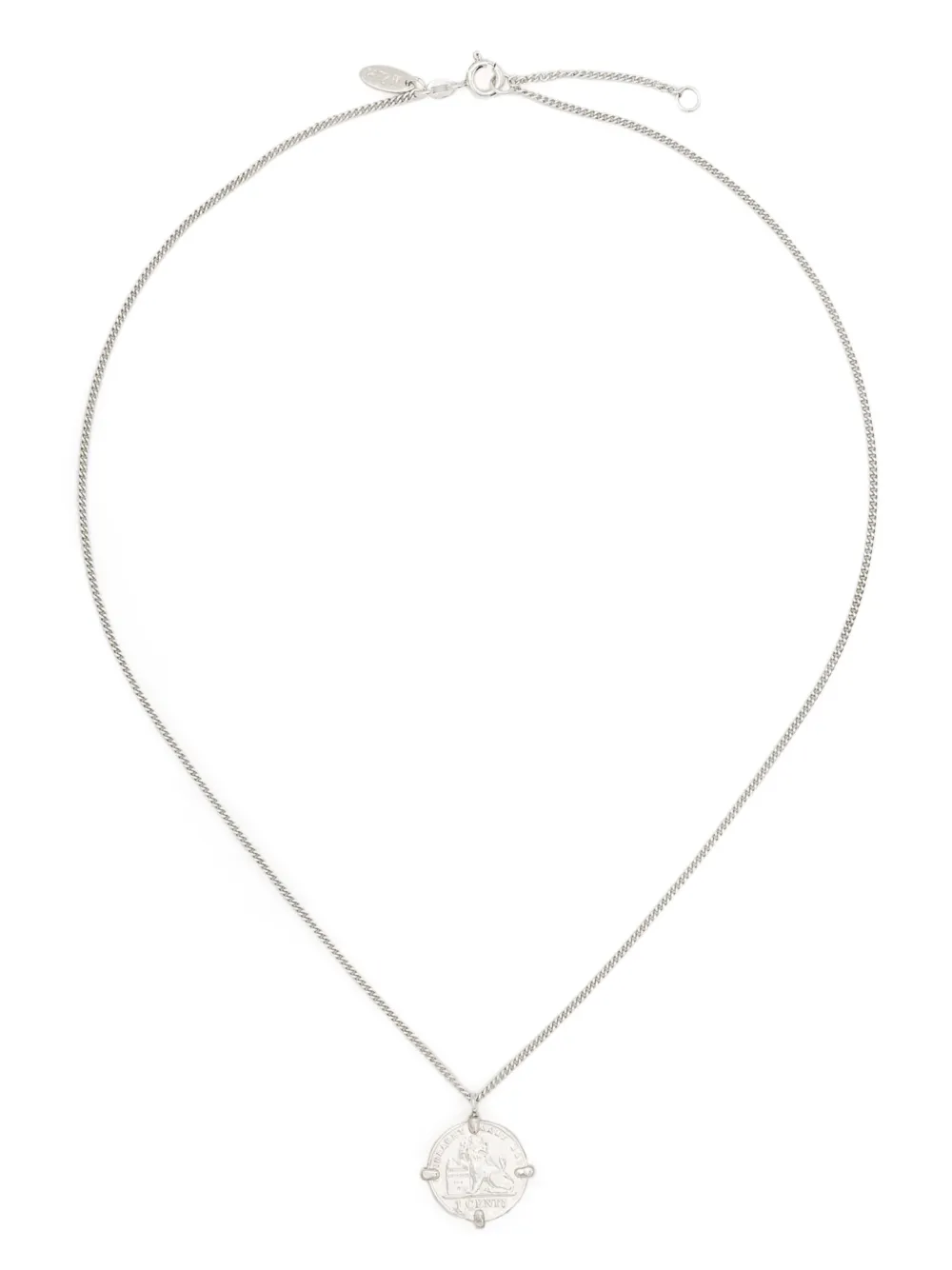 Ожерелье с кулоном в виде монеты Wouters & Hendrix, серебяный
Ожерелье с кулоном в виде монеты Wouters & Hendrix, серебяный