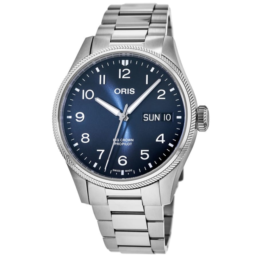 Oris Big Crown ProPilot Day Date Синий циферблат Нержавеющая сталь Мужские часы 01 752 7760 4065-07 8 22 08P
Oris Big Crown ProPilot Day Date Синий циферблат Нержавеющая сталь Мужские часы 01 752 7760 4065-07 8 22 08P