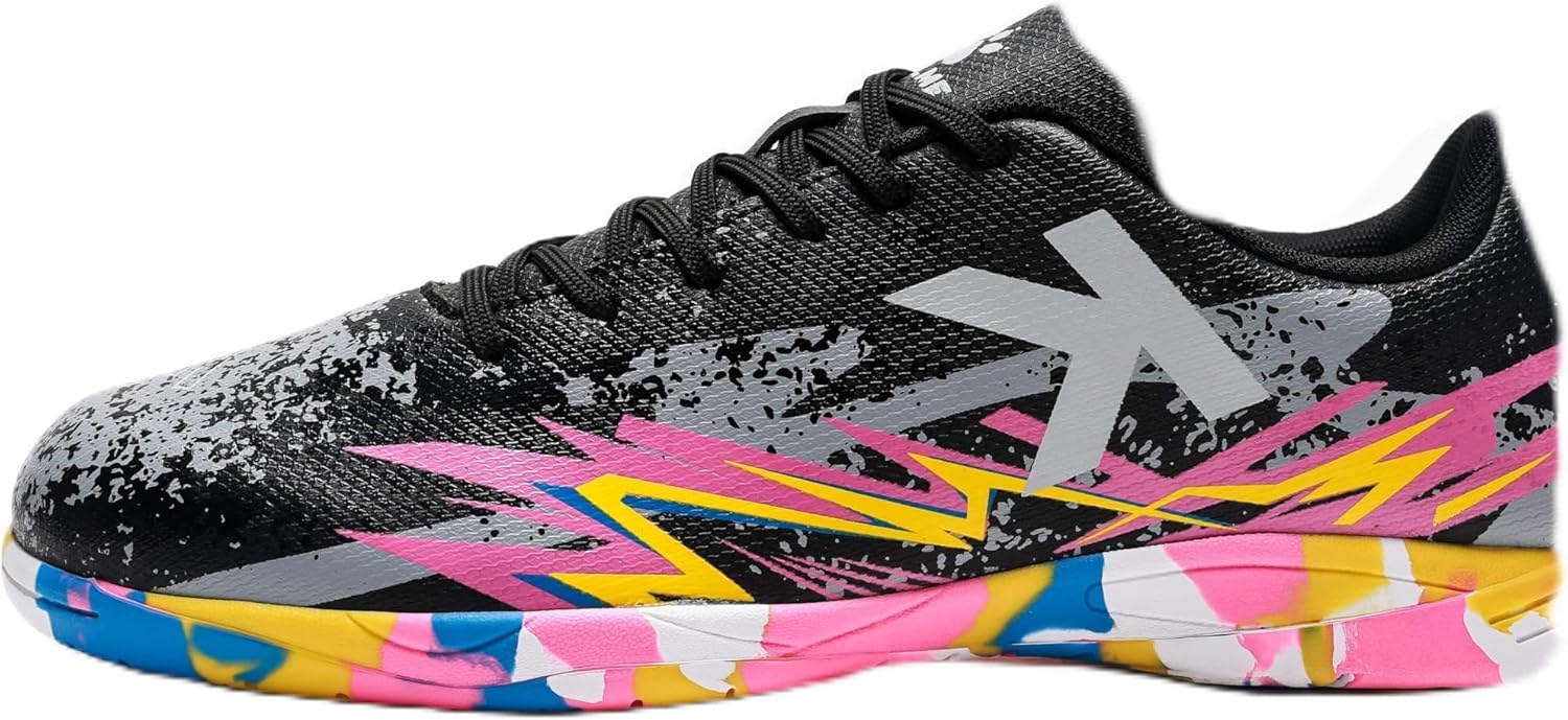 Футзальные кроссовки KELME Pro - обувь для игры в зале для взрослых унисекс - футзальные кроссовки для мужчин и женщин, черный/розовый
Футзальные кроссовки KELME Pro - обувь для игры в зале для взрослых унисекс - футзальные кроссовки для мужчин и женщин, черный/розовый