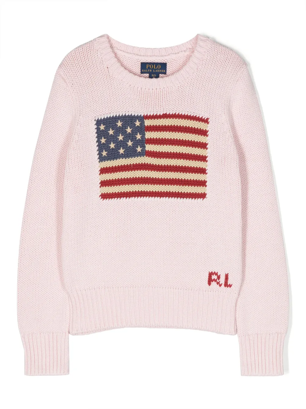 Джемпер с узором POLO RALPH LAUREN KIDS, розовый 
Джемпер с узором POLO RALPH LAUREN KIDS, розовый