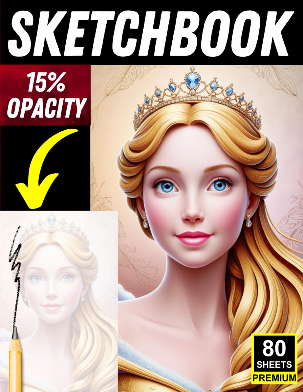 Royal-themed sketchbook - Portrait Tracing: 80 Light-Opacity Pages for Drawing, Tracing & Skill Improvement (Independently published)
Royal-themed sketchbook - Portrait Tracing: 80 Light-Opacity Pages for Drawing, Tracing & Skill Improvement (Independently published)