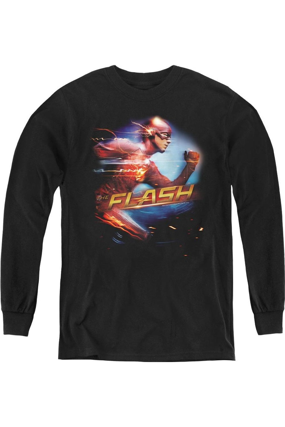 Футболка с длинным рукавом The Flash Fastest Man для детей Gildan, черный
Футболка с длинным рукавом The Flash Fastest Man для детей Gildan, черный
