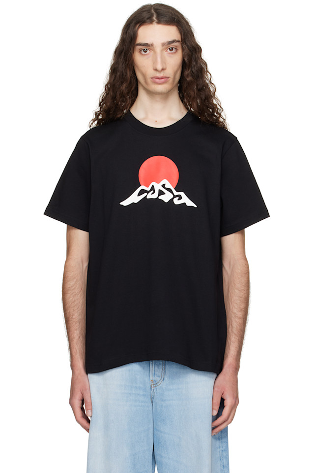 Футболка с принтом гор и снега Montagne Casablanca, черный
Футболка с принтом гор и снега Montagne Casablanca, черный